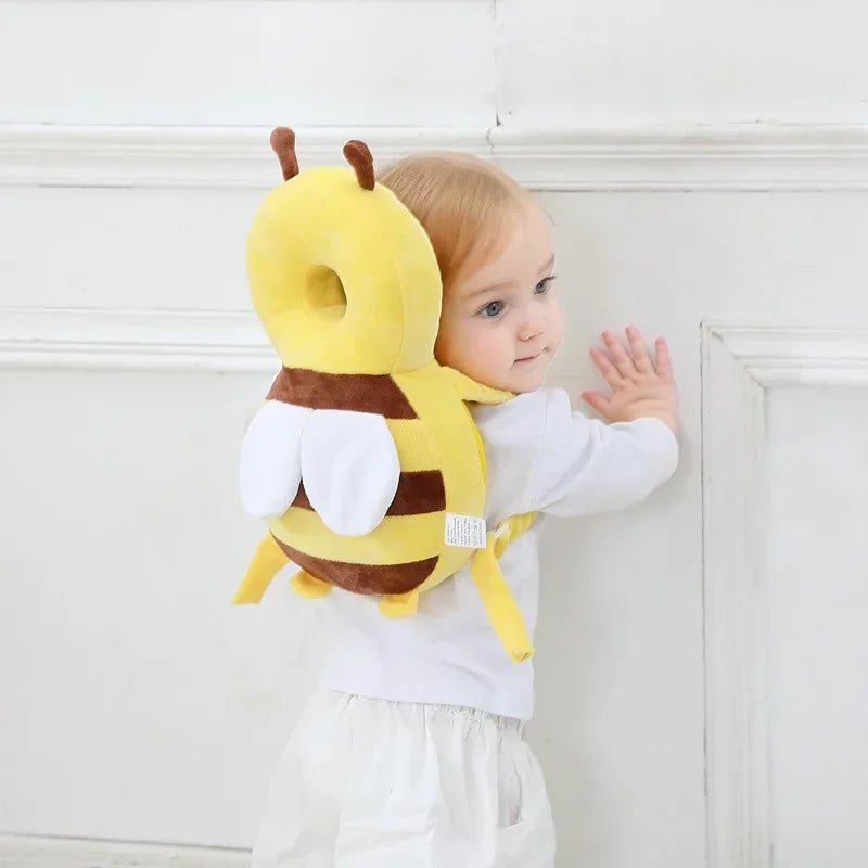 Coussin Bébé - BabyHeadBackProtector™ - Jaune - Éveille Bébé