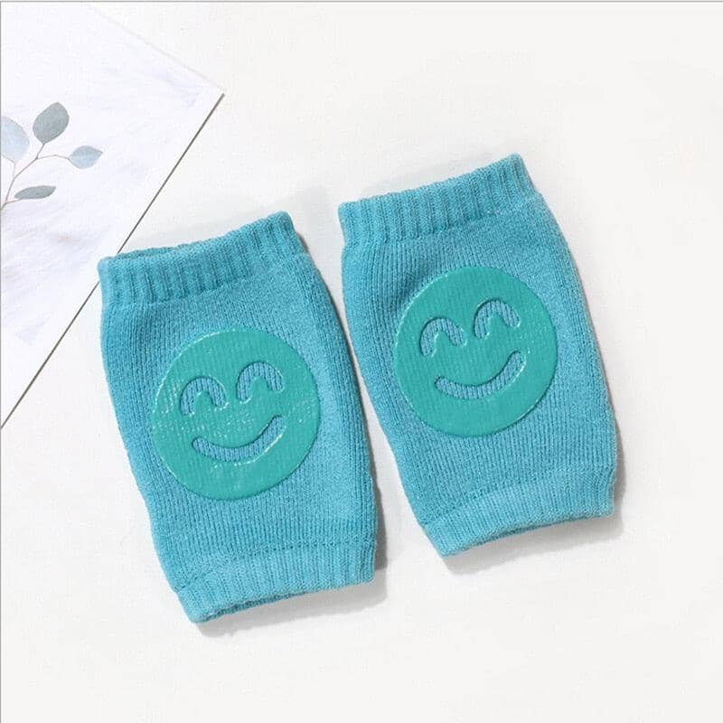 Genouillères - TotiPads™ - SmileyTurquoise - Éveille Bébé