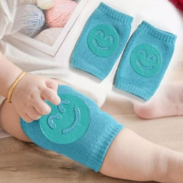 Genouillères - TotiPads™ - SmileyTurquoise - Éveille Bébé