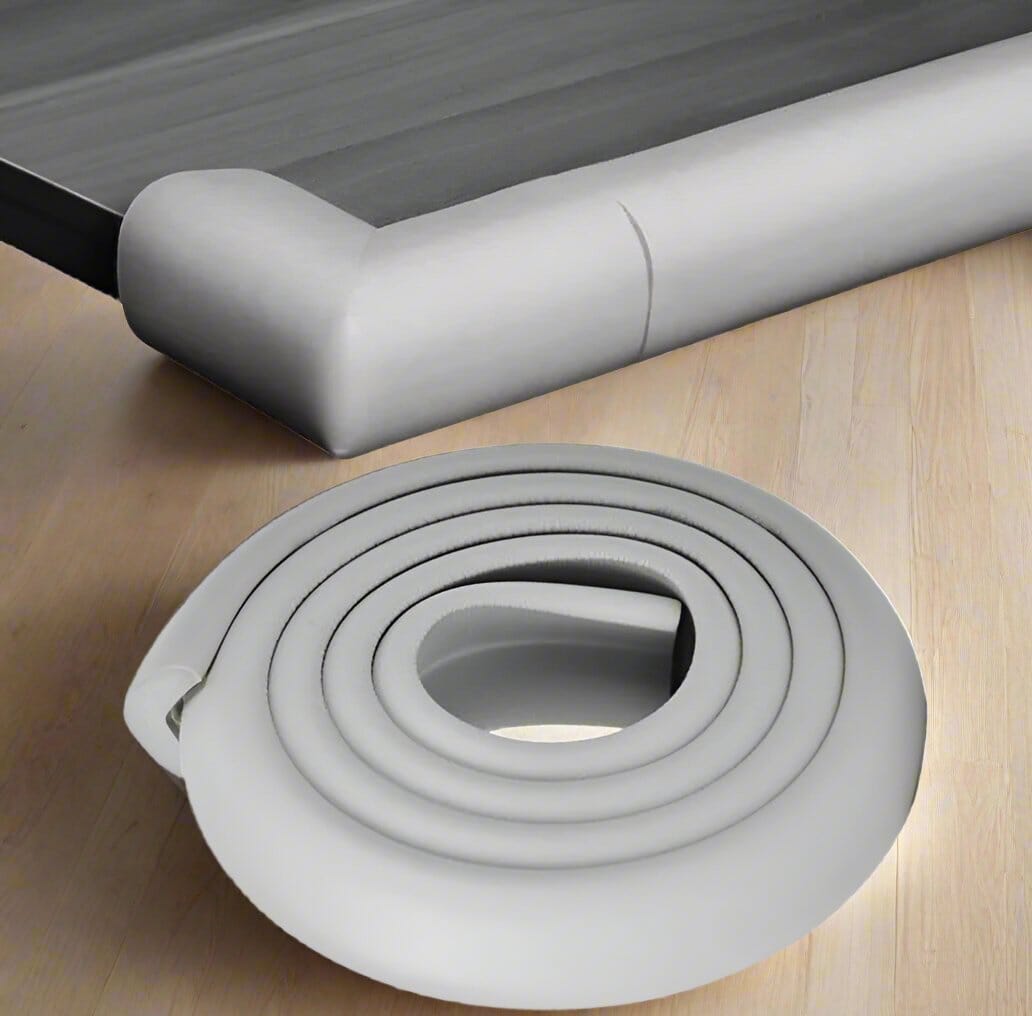 Protecteur de Coin de Table - BabySafetyCornerProtector™ - Gris Clair - Éveille Bébé